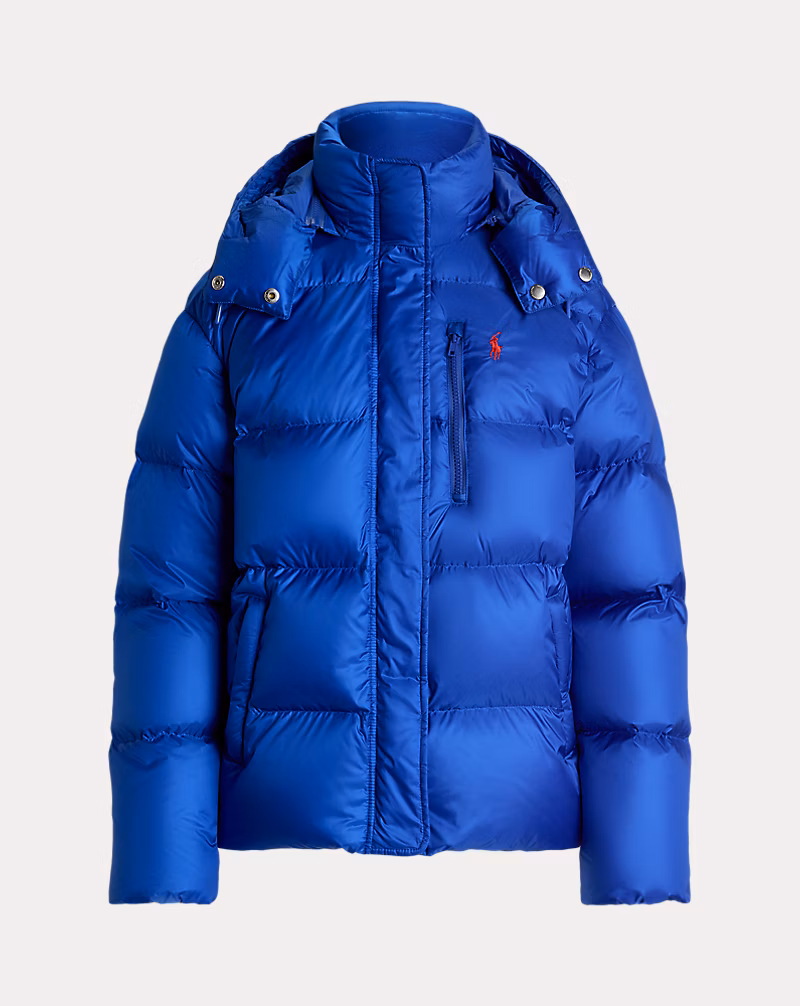 Water-Repellent Quilted Down Jacket
