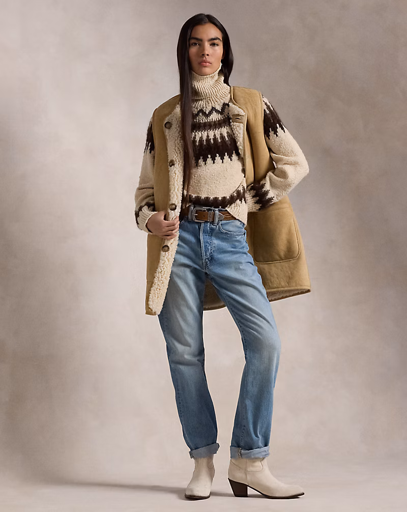 Fair Isle Wool-Blend Turtleneck