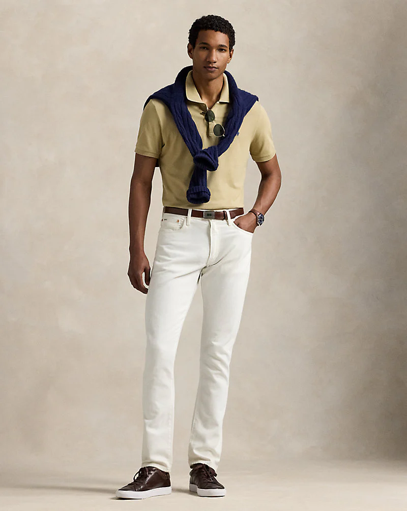 Tailored Fit Performance Mesh Polo Shirt