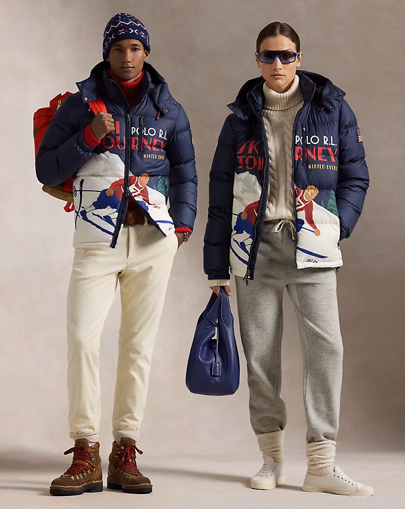 The Gorham Skier-Print Down Jacket