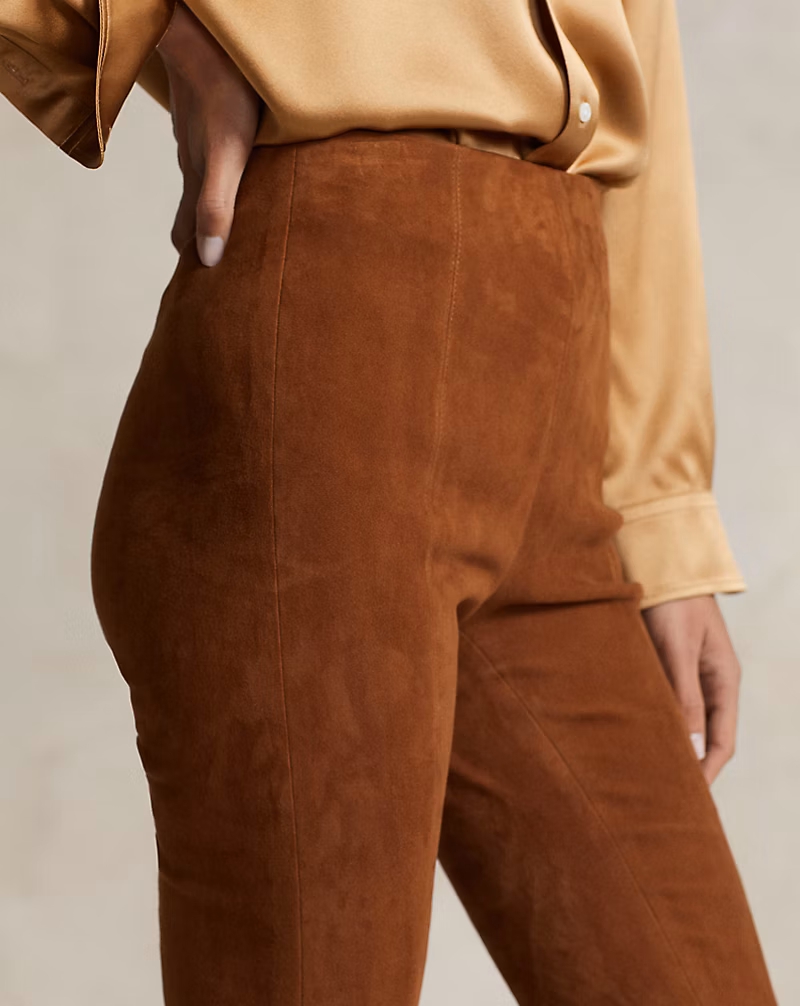 Lambskin Suede Pant