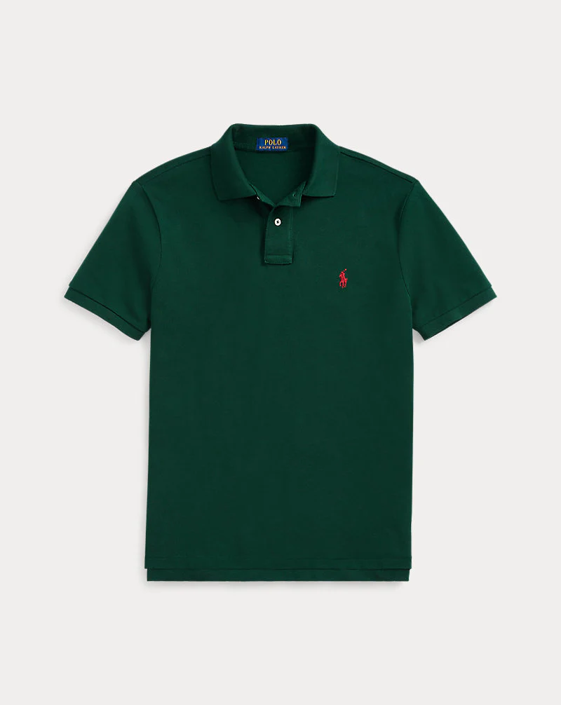 Custom Slim Fit Mesh Polo