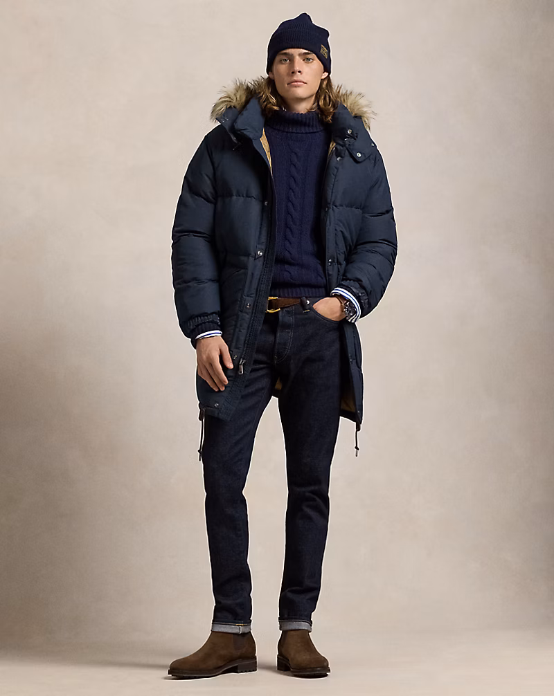 The Wainwright Faux-Fur Down Coat