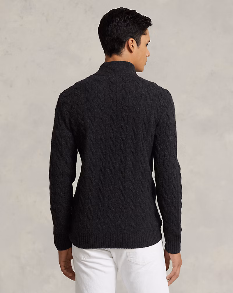 Cable-Knit Wool-Cashmere Sweater