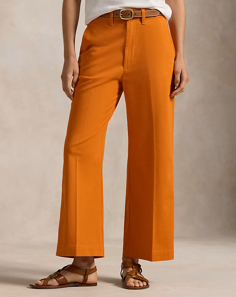 Chino Wide-Leg Pant