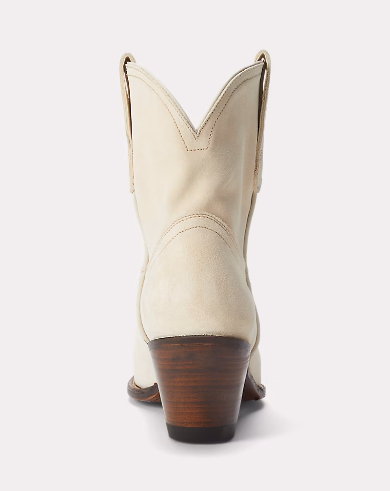 Calfskin Suede Western Boot