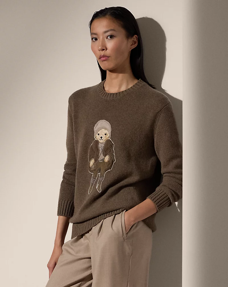 Winter Polo Bear Cashmere Sweater