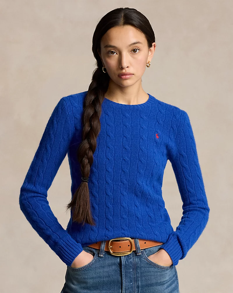 Cable-Knit Wool-Cashmere Sweater