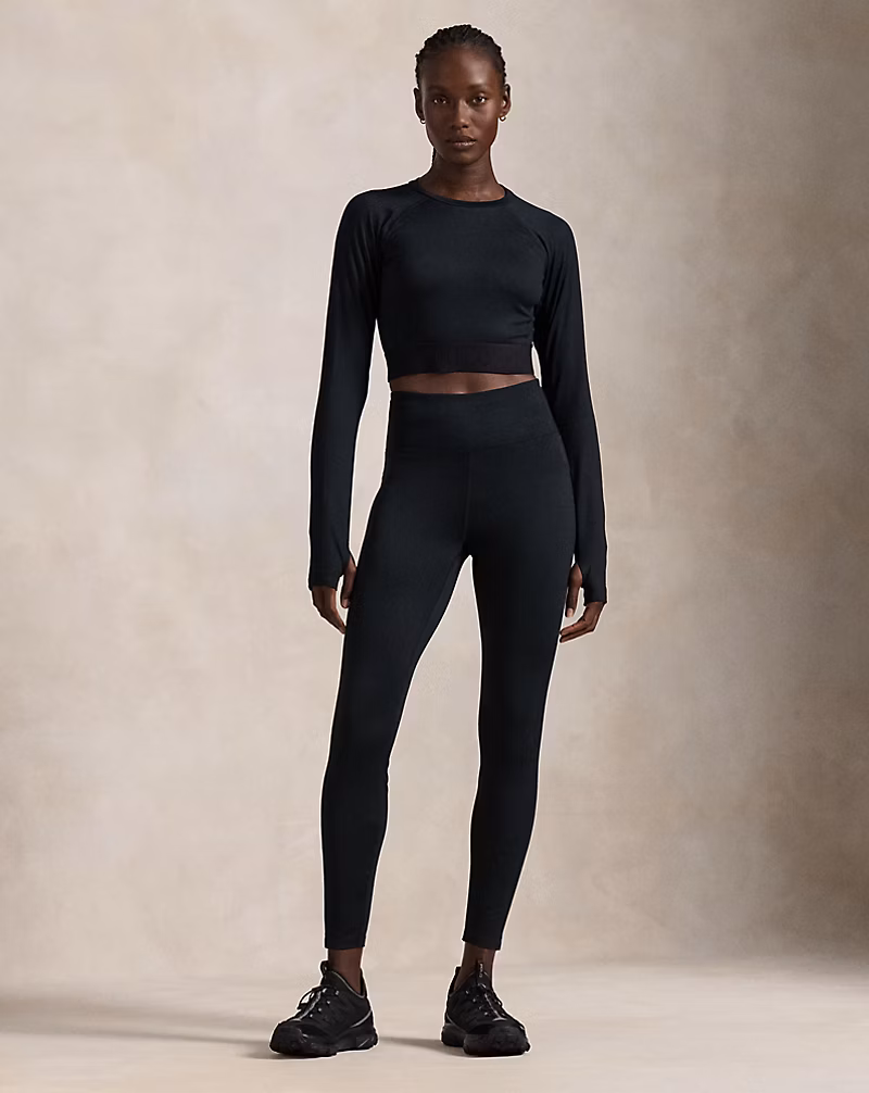 Logo-Waistband Cropped Pullover