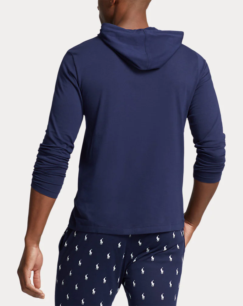 Cotton Jersey Sleep Hoodie