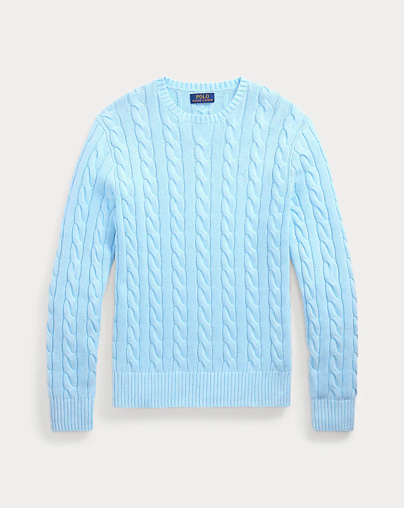 Cable-Knit Mineral-Dyed Cotton Jumper