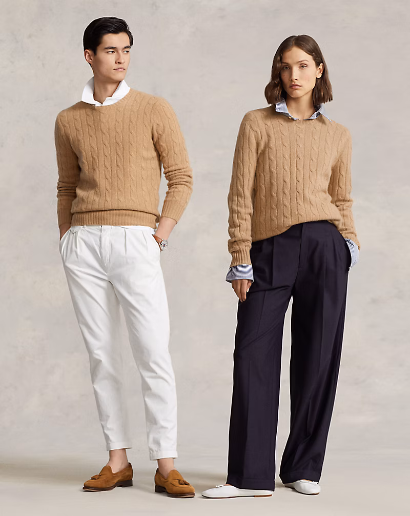 The Iconic Cable-Knit Cashmere Sweater