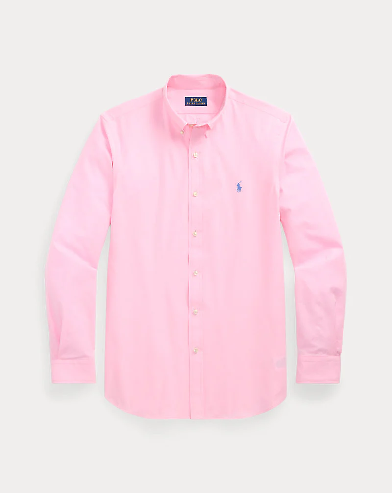Custom Fit Stretch Poplin Shirt