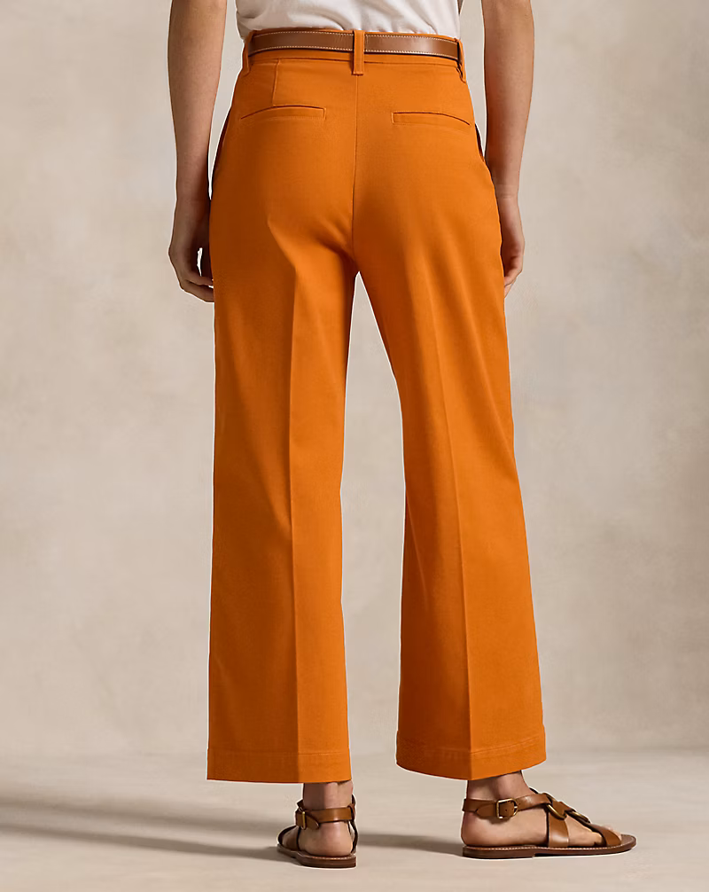 Chino Wide-Leg Pant
