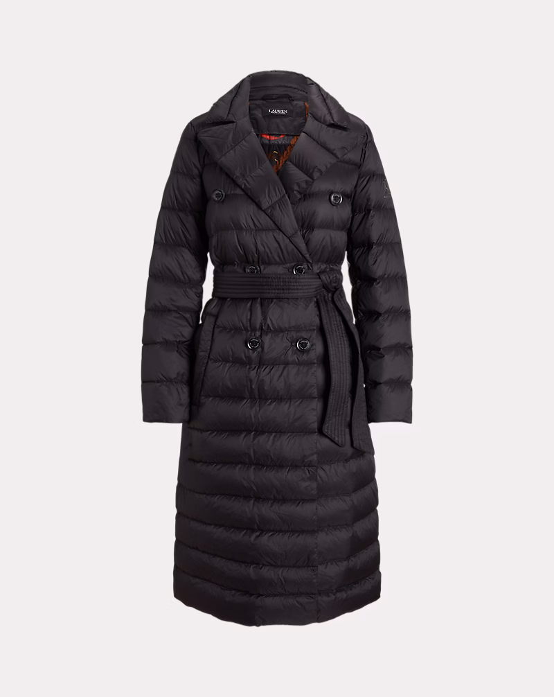 Belted Down Trench Coat
