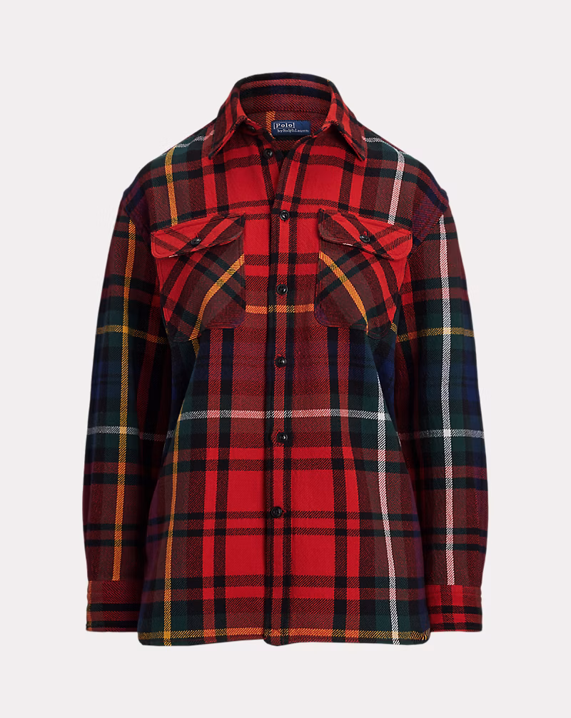Plaid Cotton Twill Workshirt