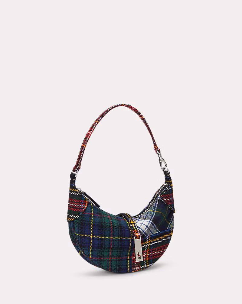 Polo ID Plaid Wool Mini Shoulder Bag