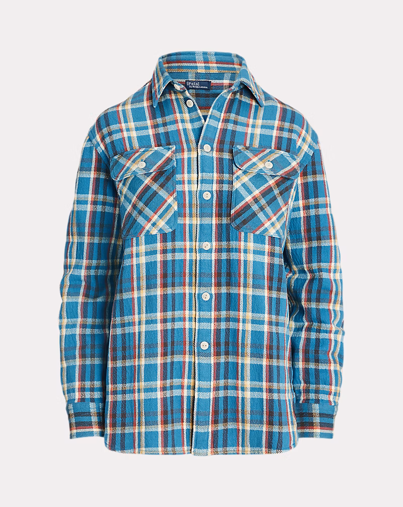 Plaid Cotton Twill Workshirt