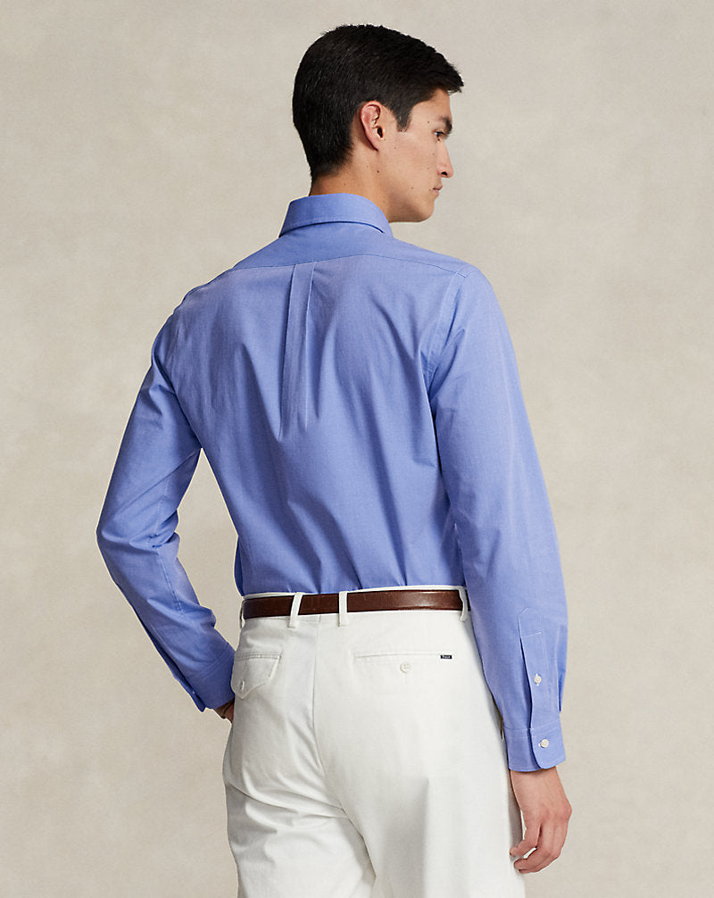 Slim Fit Stretch Poplin Shirt