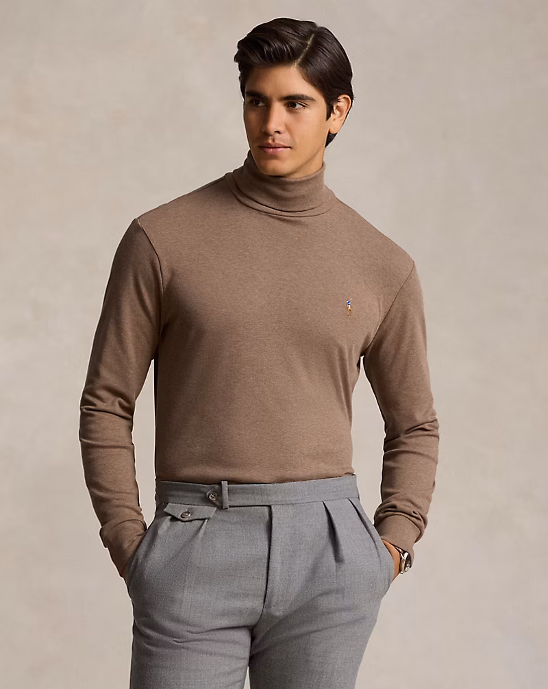 Soft Cotton Turtleneck