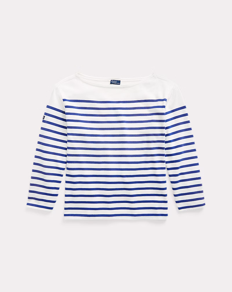 Striped Boatneck Mariner Tee