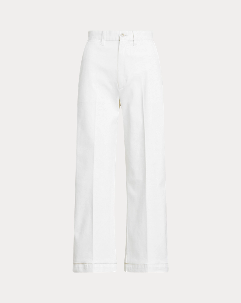 Chino Wide-Leg Pant