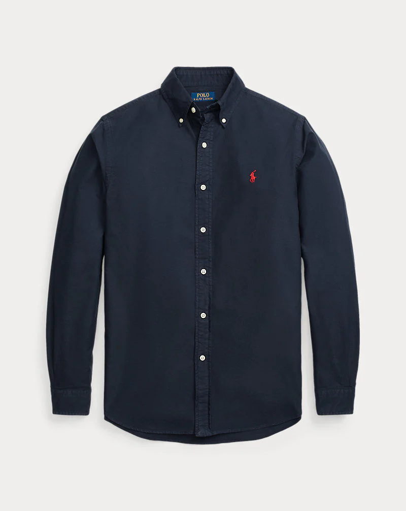 Classic Fit Garment-Dyed Oxford Shirt