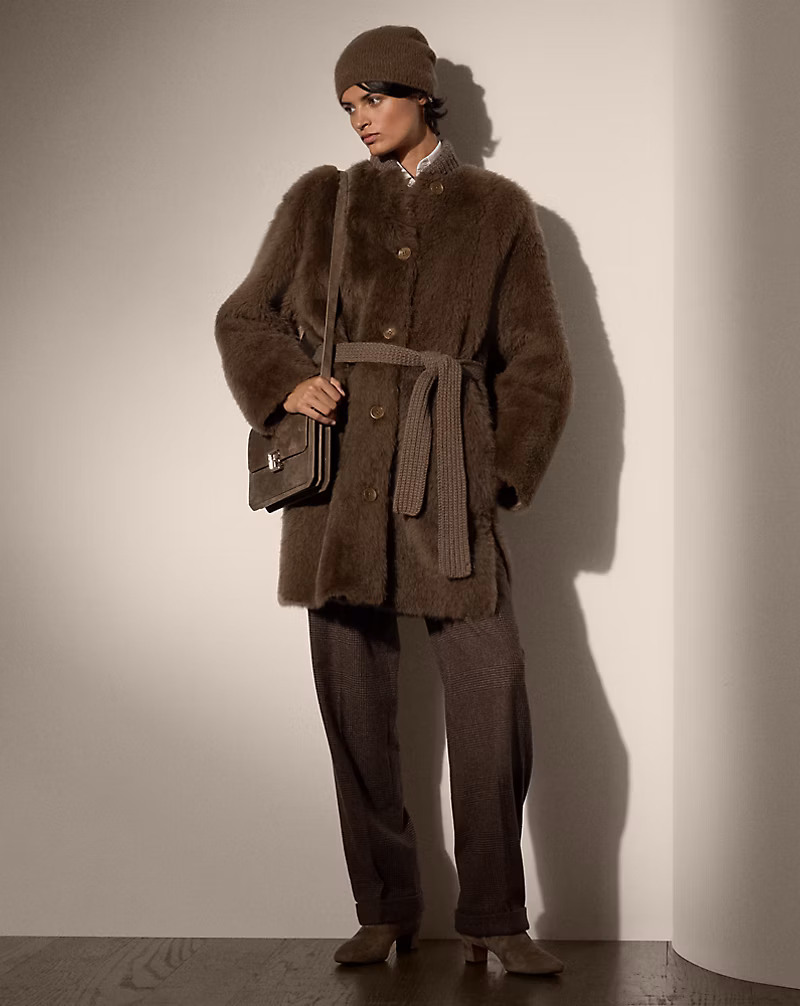 Caelan Merino Shearling Coat