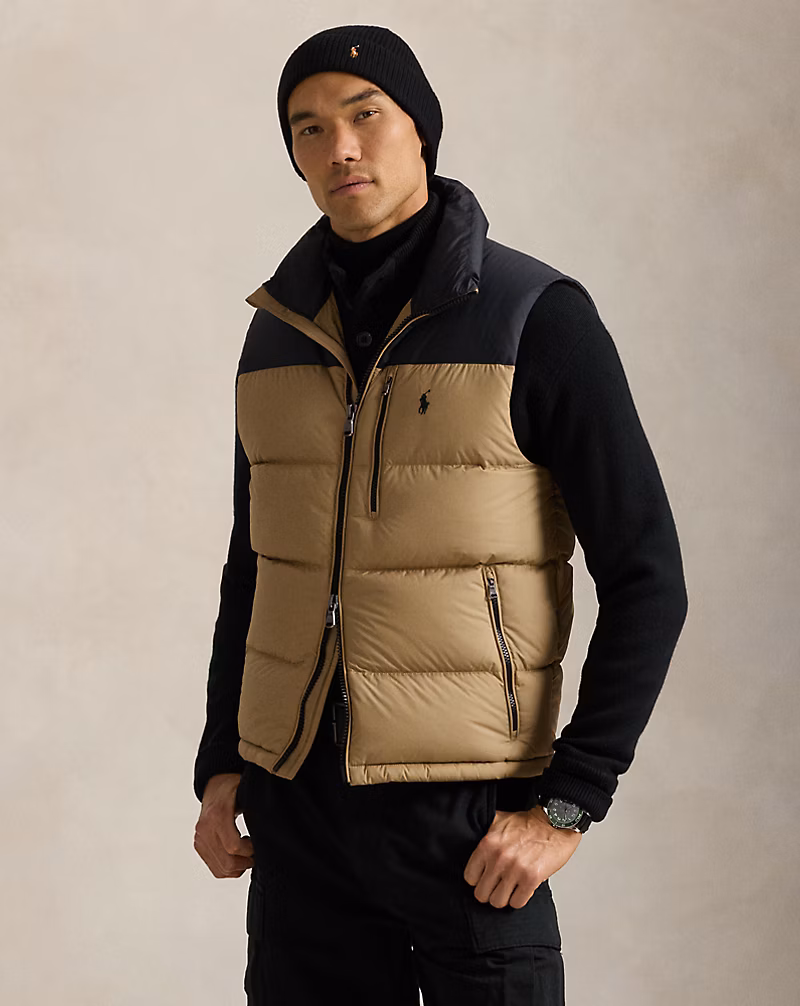 The Gorham Color-Blocked Down Vest