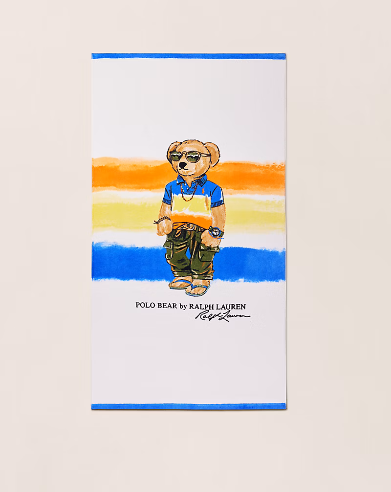 Polo Bear Beach Towel