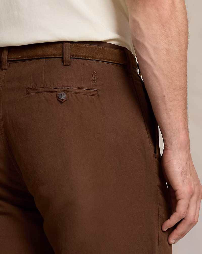 Ralph Lauren  Classic Fit Linen-Cotton Pant