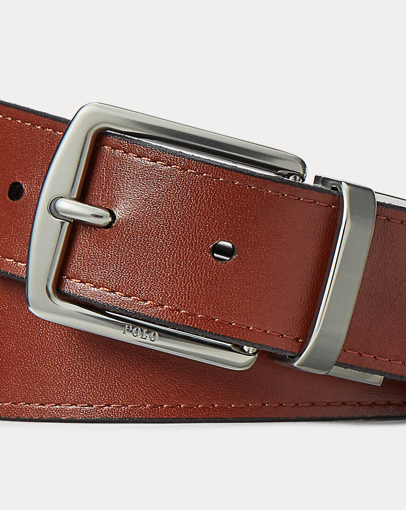 Reversible Leather Belt Gift Set