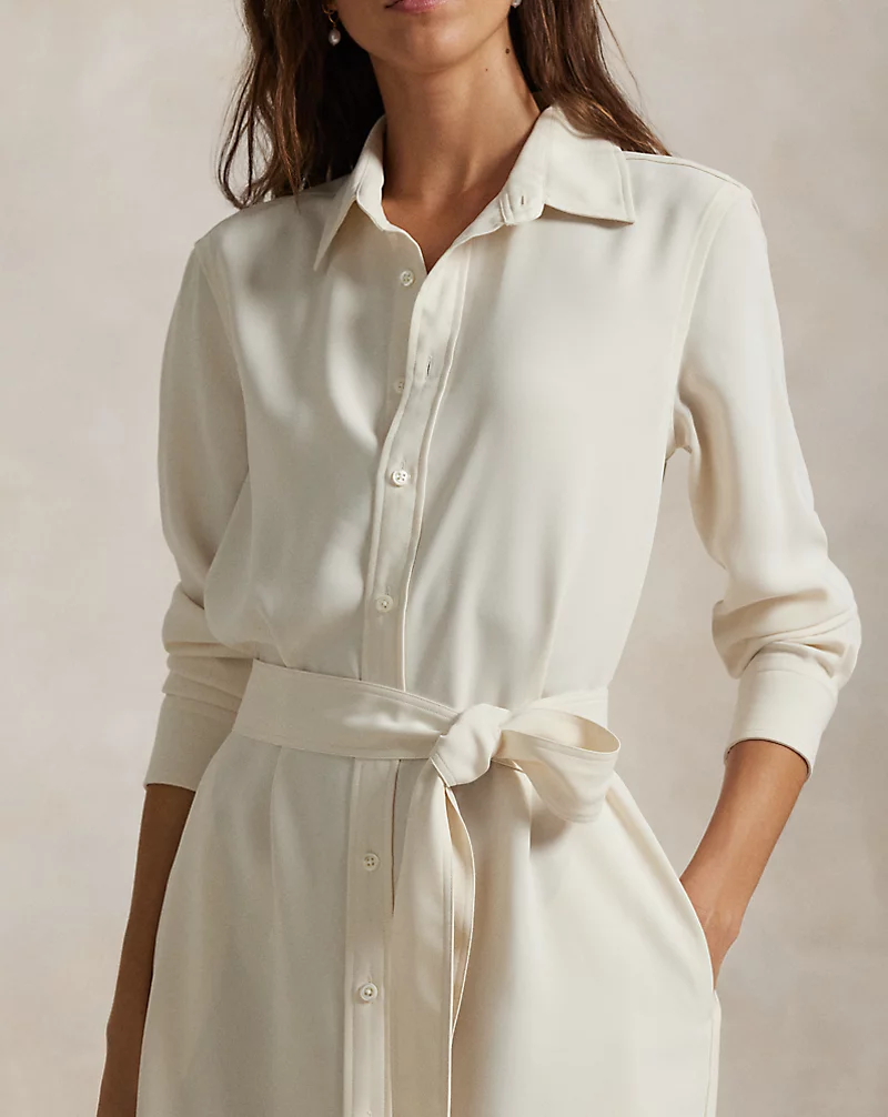 Satin Shirtdress