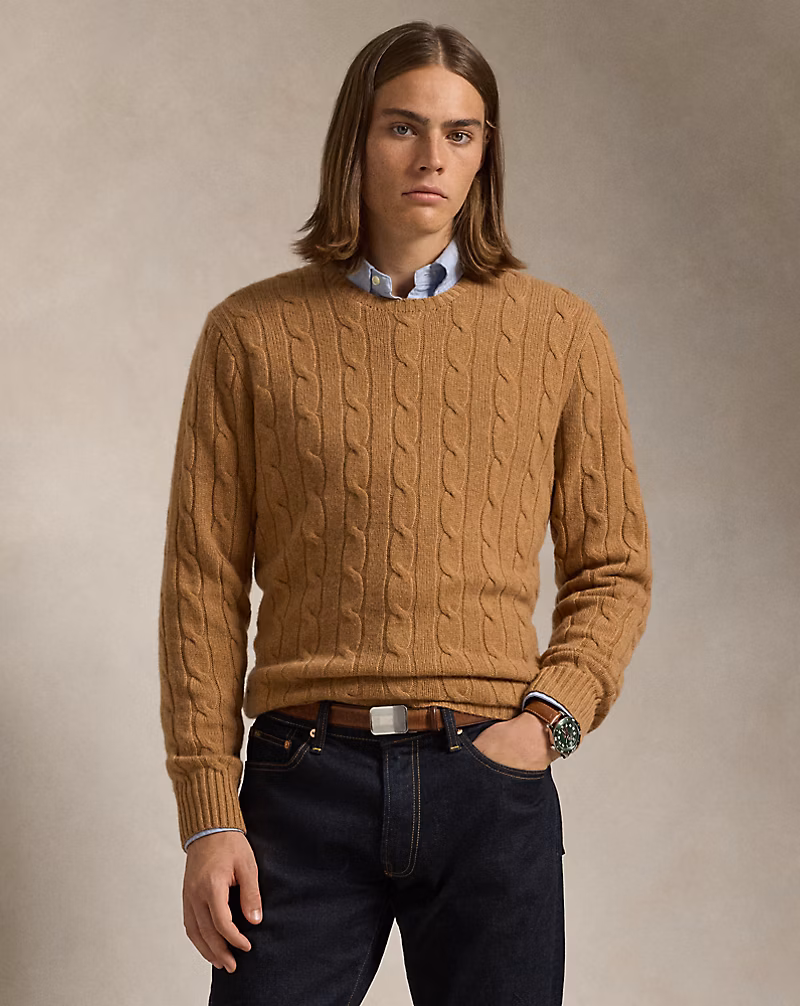 The Iconic Cable-Knit Cashmere Sweater