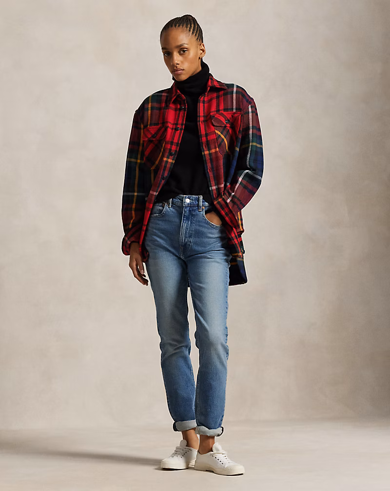 Plaid Cotton Twill Workshirt