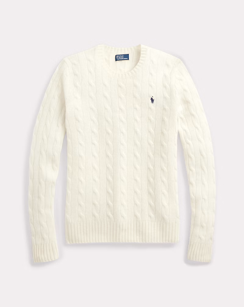 Cable-Knit Wool-Cashmere Sweater