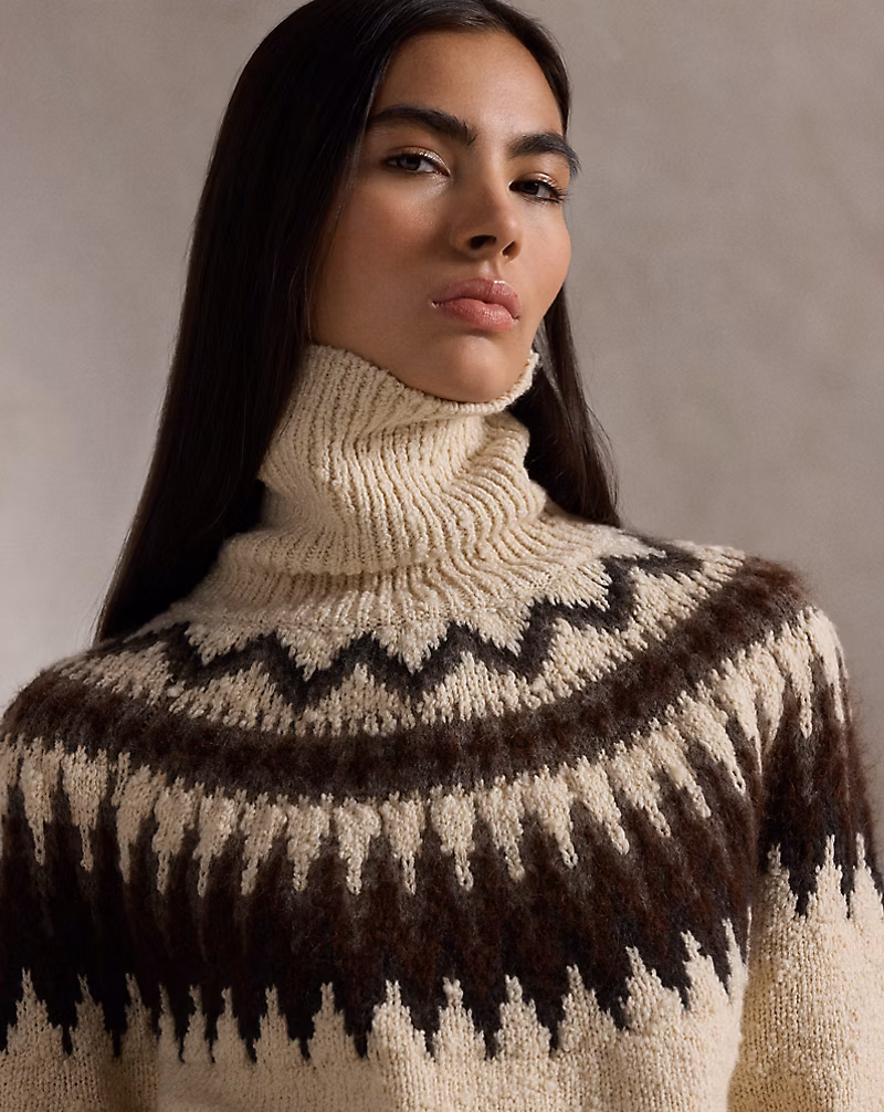 Fair Isle Wool-Blend Turtleneck