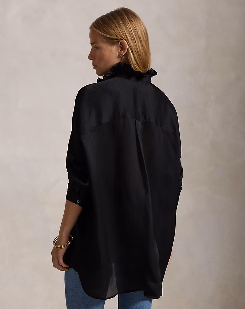 Ruffled-Collar Blouse