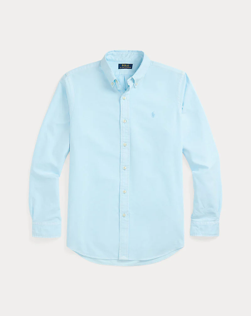 Custom Fit Mineral-Dyed Oxford Shirt
