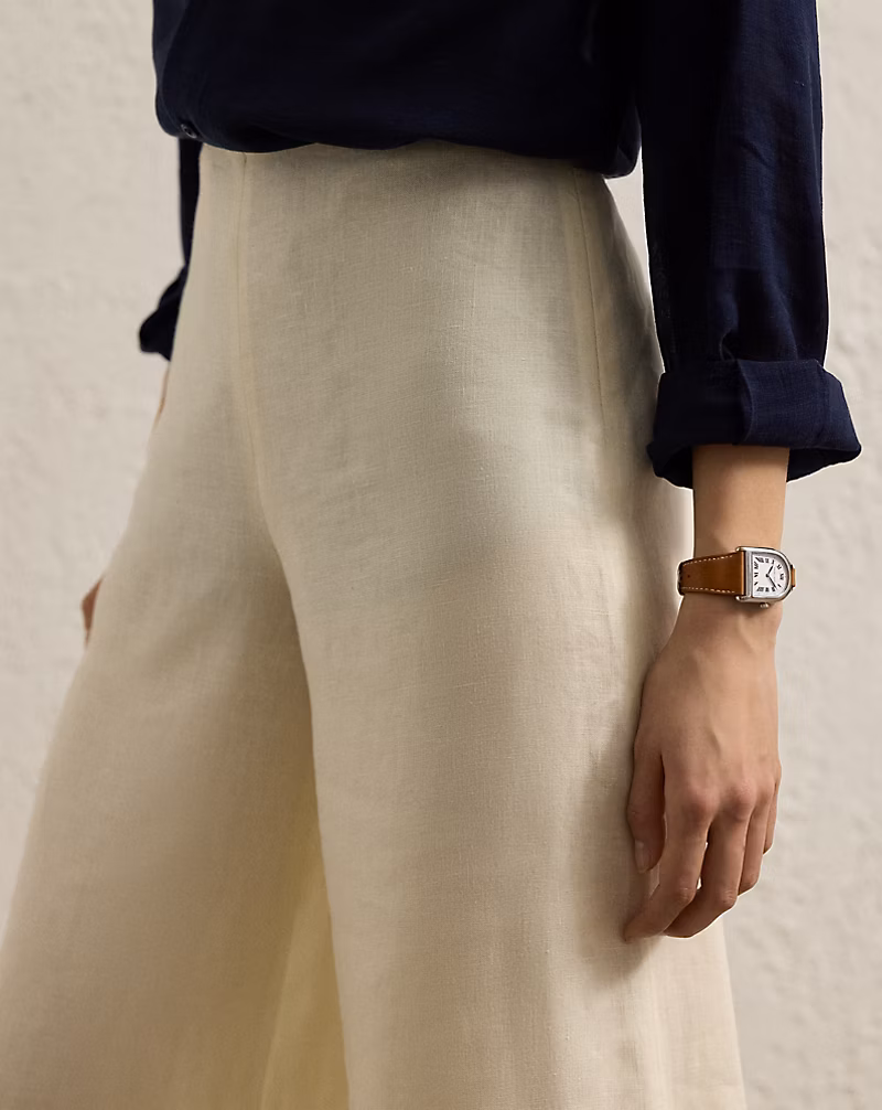 Daria Linen Wide-Leg Pant