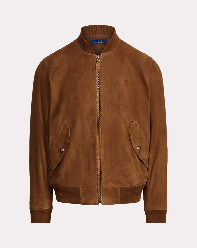Suede Bomber Jacket