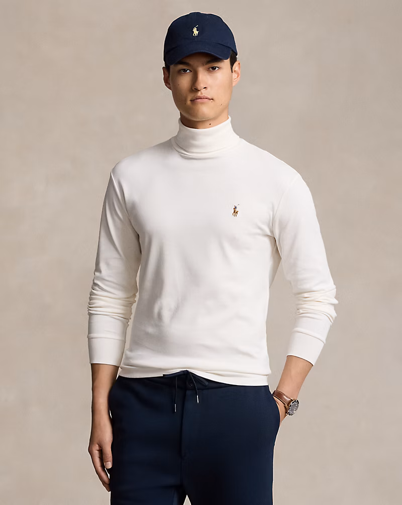 Soft Cotton Turtleneck