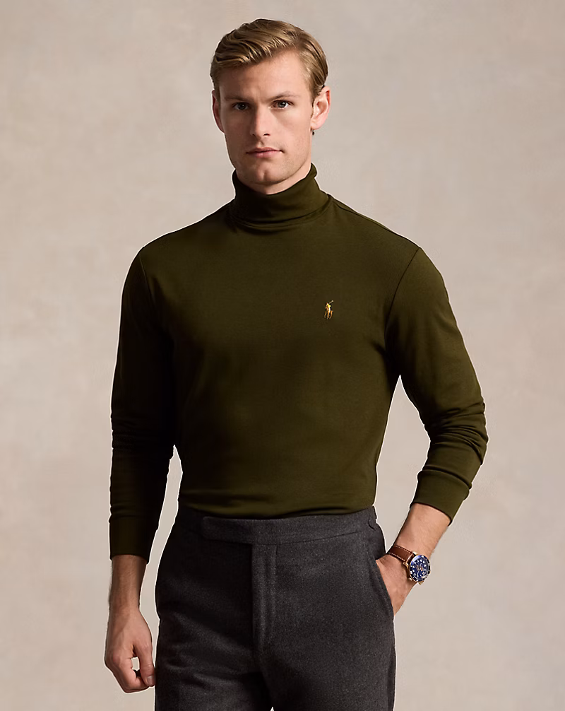 Soft Cotton Turtleneck