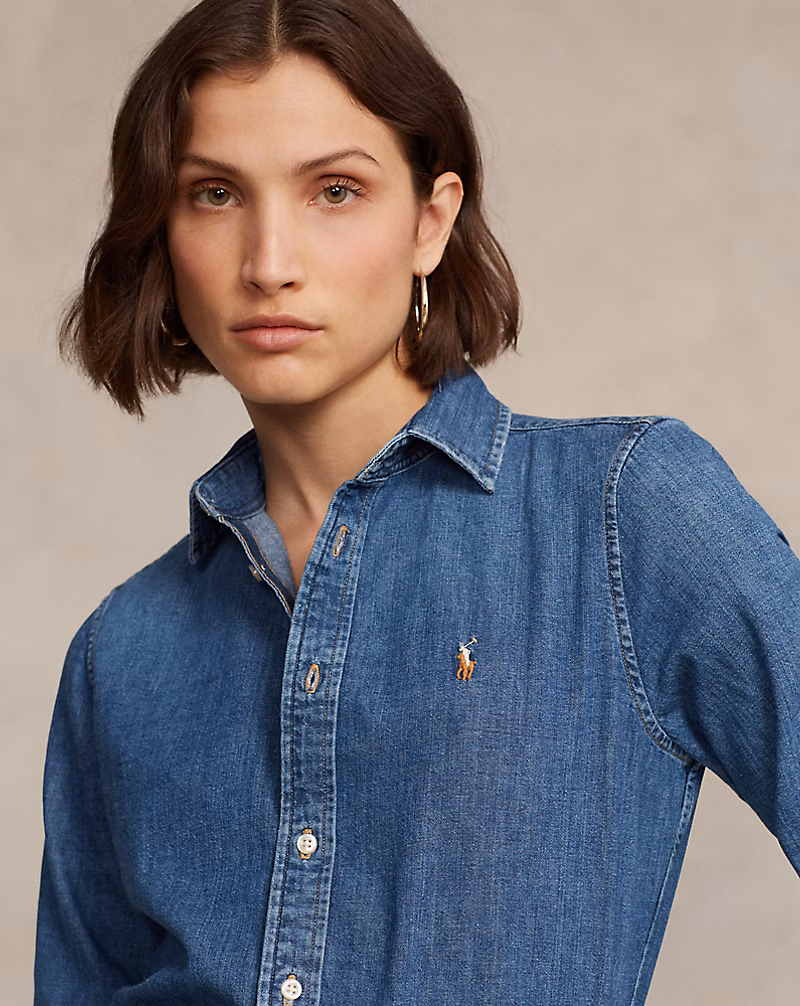 Slim Fit Denim Shirt