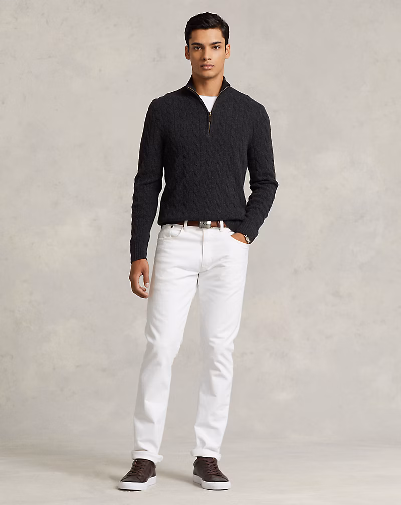 Cable-Knit Wool-Cashmere Sweater