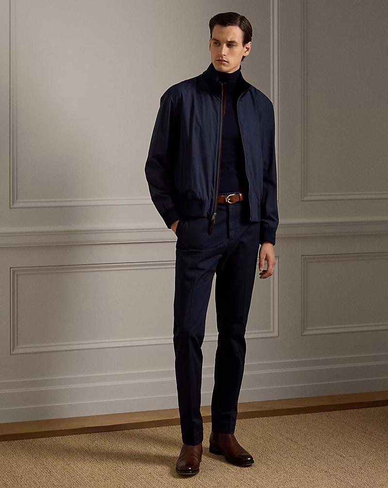 Slim Hand-Tailored Stretch Chino Trouser