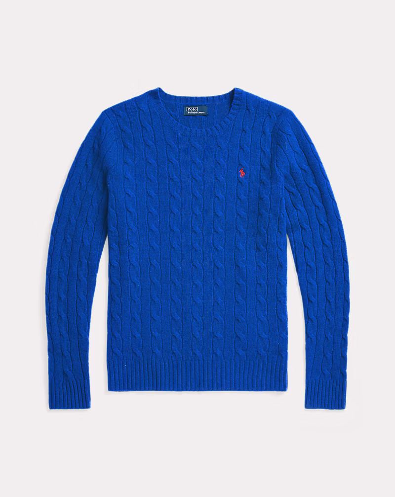 Cable-Knit Wool-Cashmere Sweater