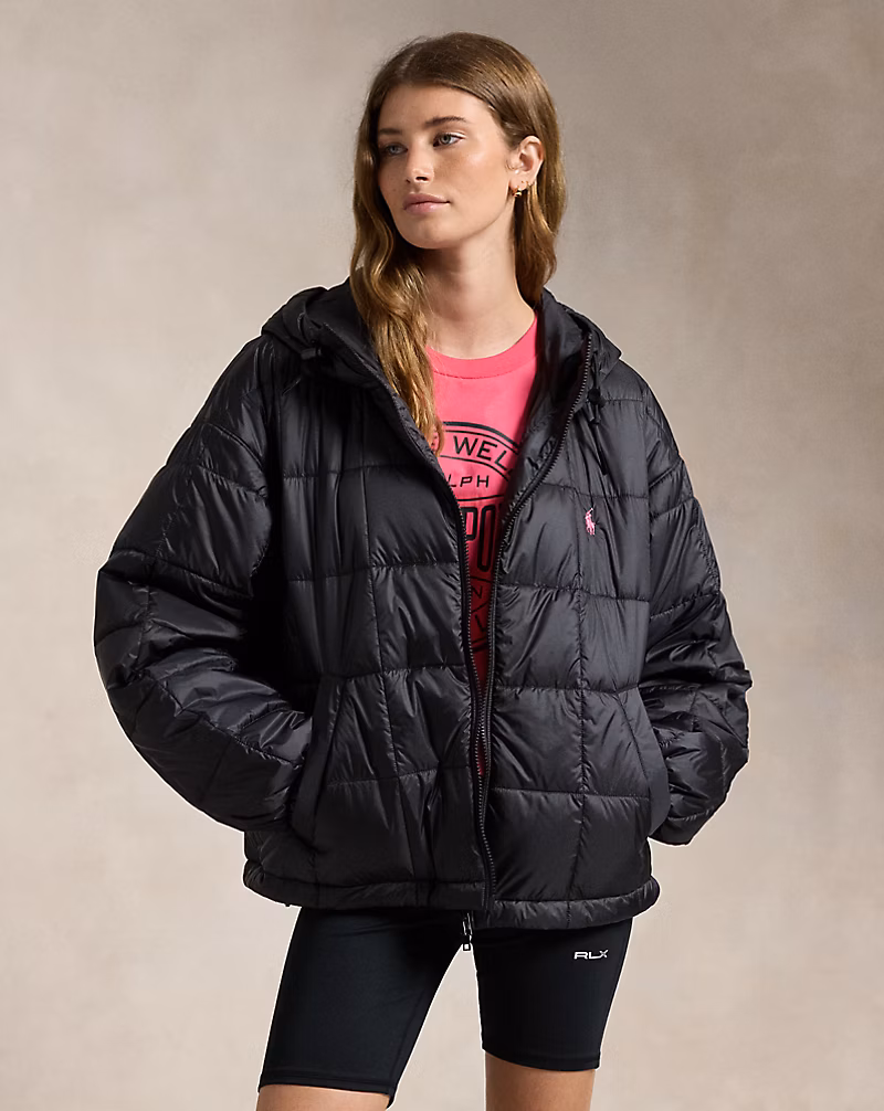 Pink Pony Insulated Hooded Jacket