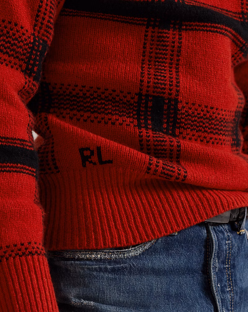 Polo Ralph Lauren Yankees Plaid Sweater
