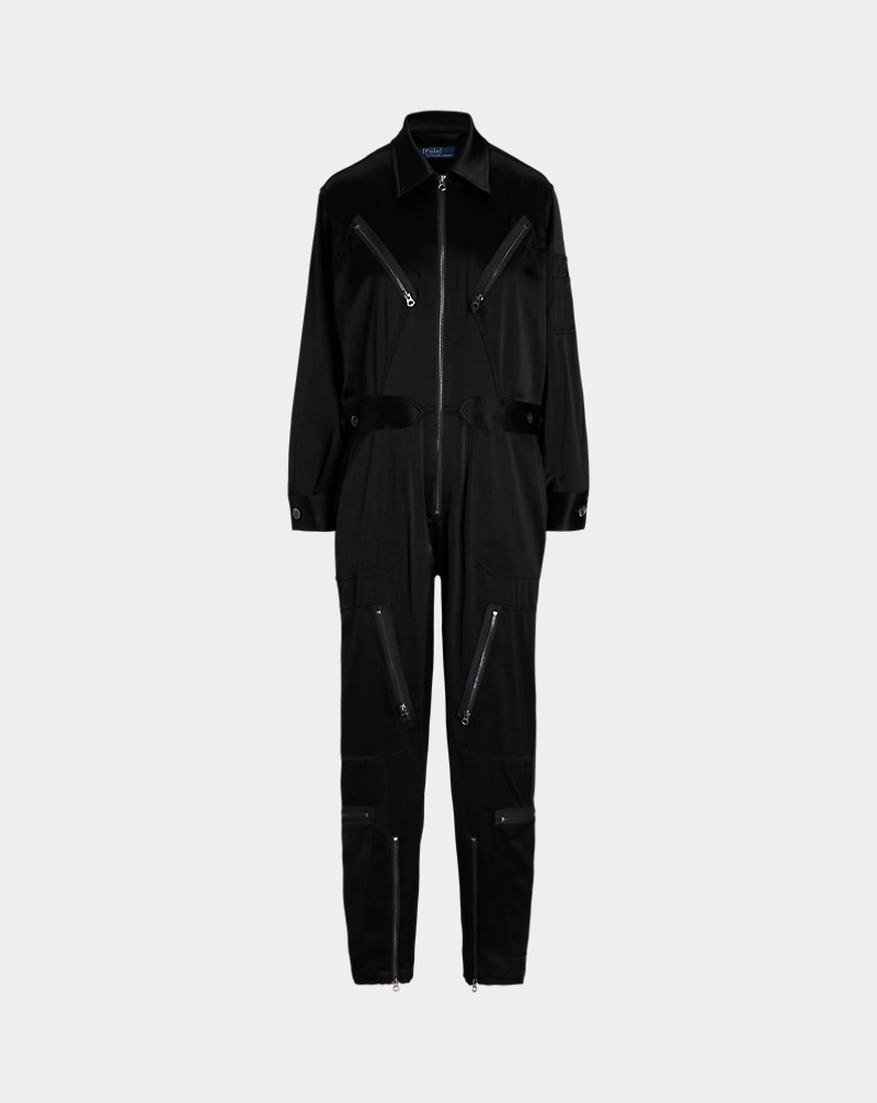 Double-Faced Zip-Front Flight Suit